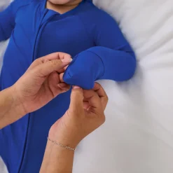 Mommy & Me|Mommy & Me<Little Sleepies Zippy Electric Blue