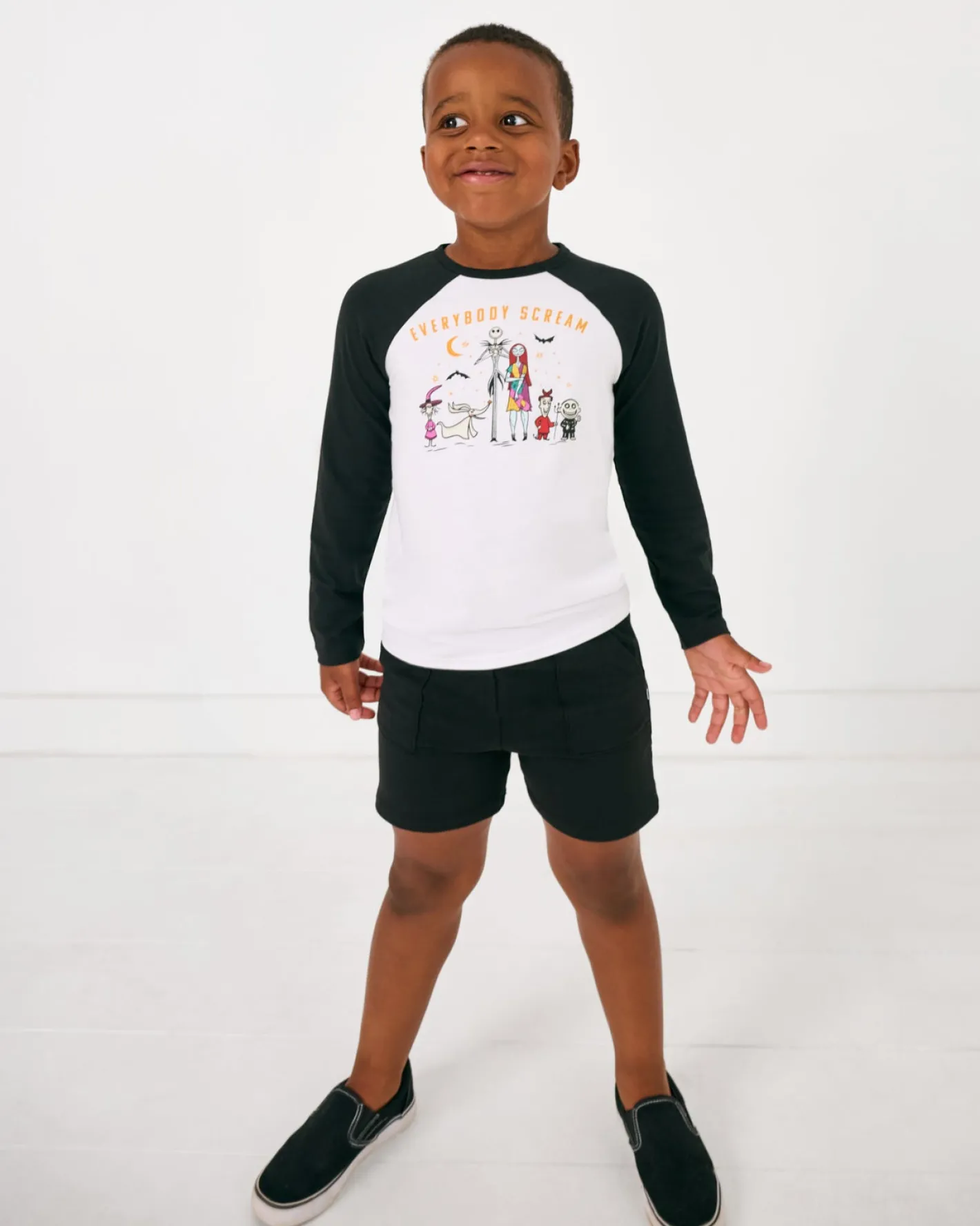 Tops & Tees|Tops & Tees<Little Sleepies Raglan Tee Everybody Scream