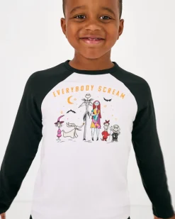 Tops & Tees|Tops & Tees<Little Sleepies Raglan Tee Everybody Scream