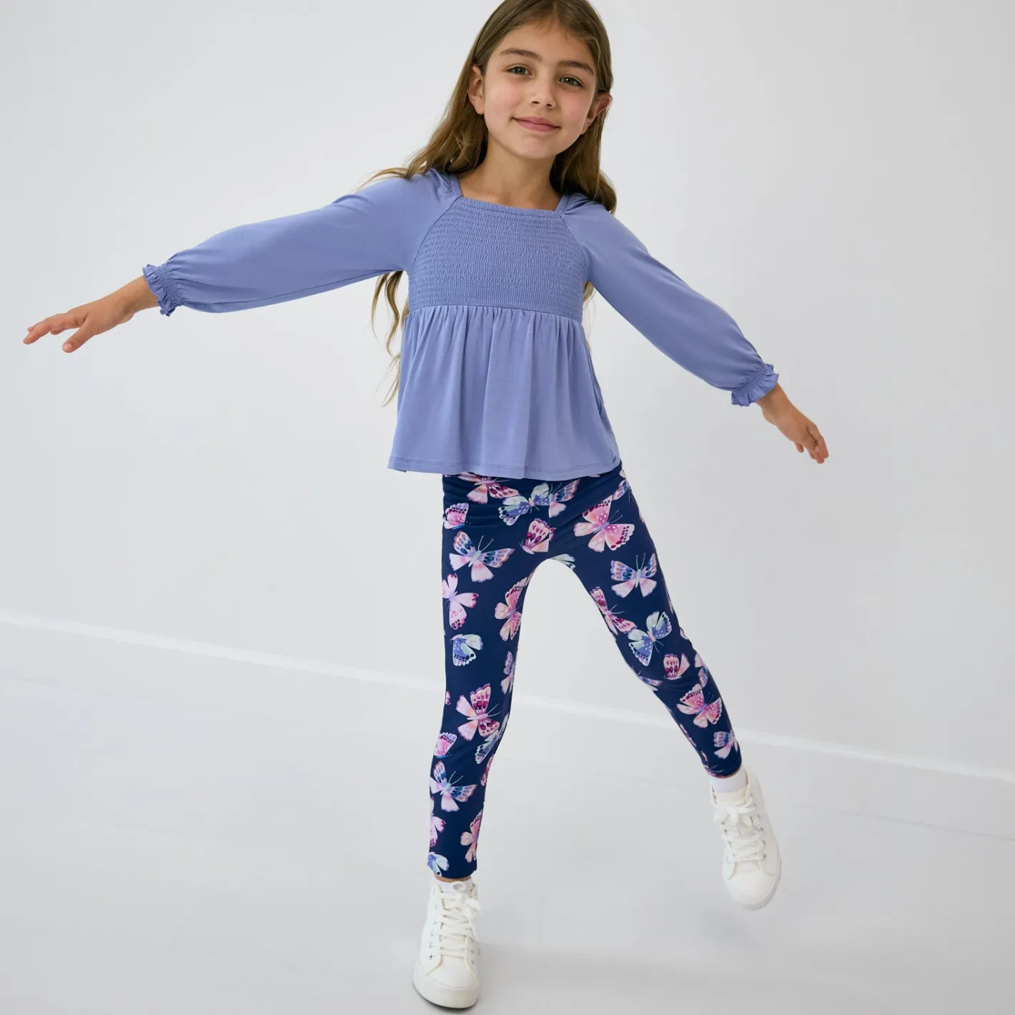 Tops & Tees|Tops & Tees<Little Sleepies Smocked Peasant Top Faded Violet