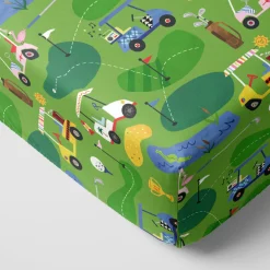 Sheets<Little Sleepies Fitted Crib Sheet Fairway Fun