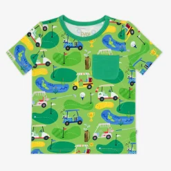 Tops & Tees|Tops & Tees<Little Sleepies Pocket Tee Fairway Fun
