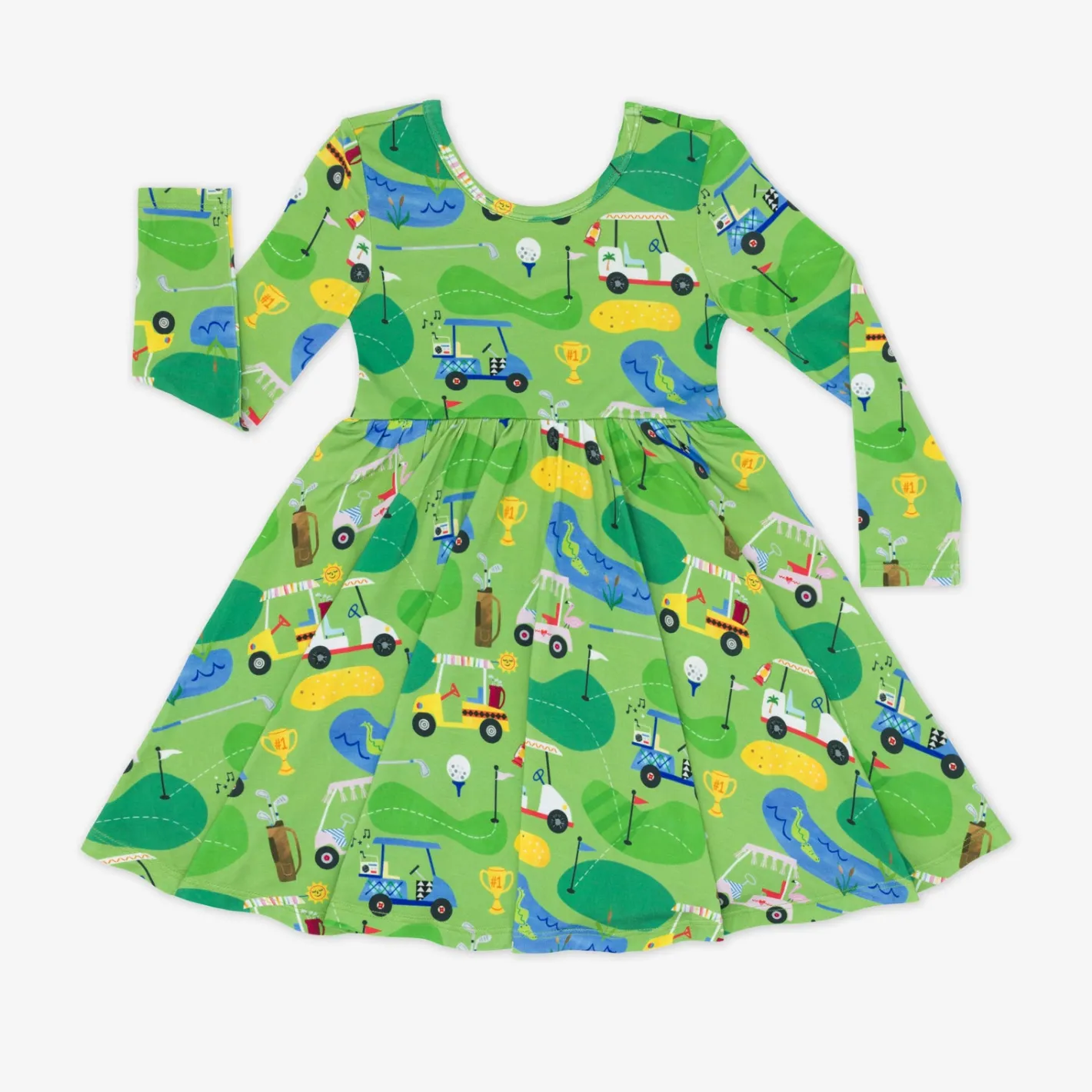 Dresses|Dresses<Little Sleepies Twirl Dress Fairway Fun