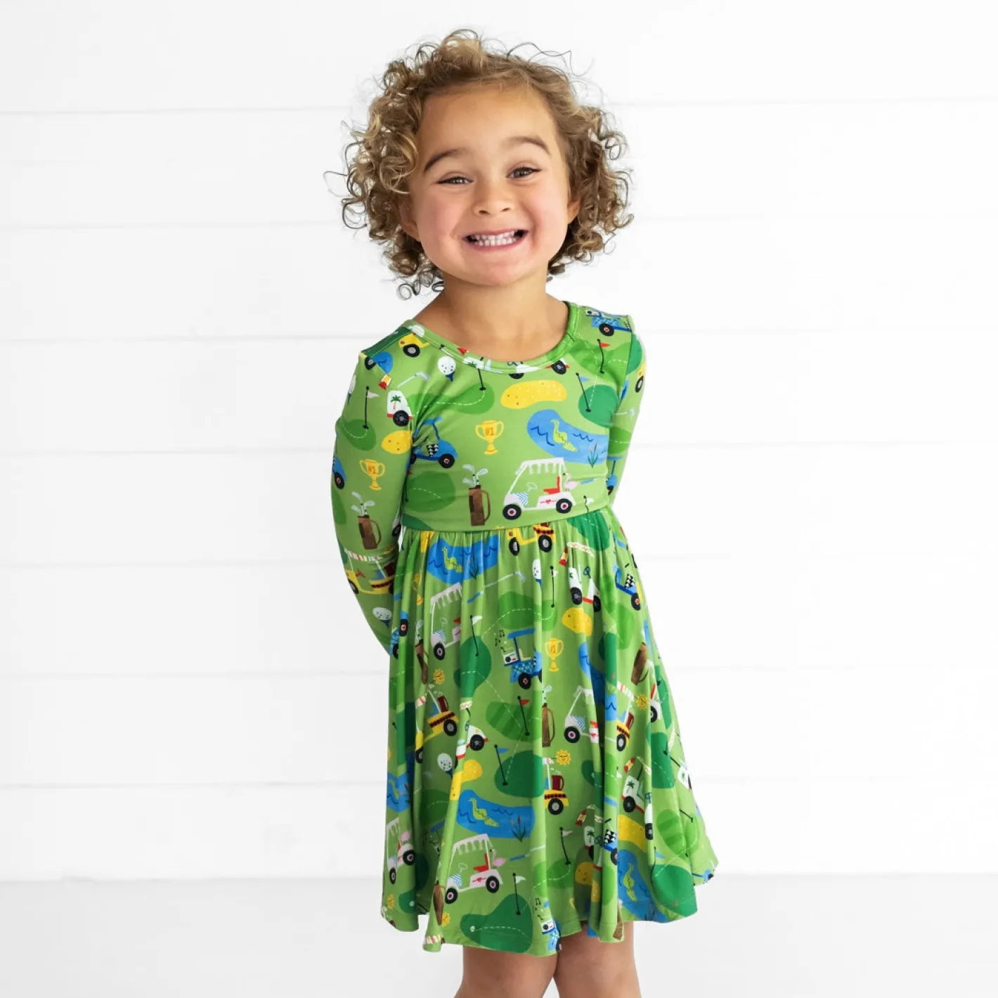 Dresses|Dresses<Little Sleepies Twirl Dress Fairway Fun