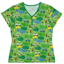 Mommy & Me|Mommy & Me<Little Sleepies Women's Short Sleeve Pajama Top Fairway Fun