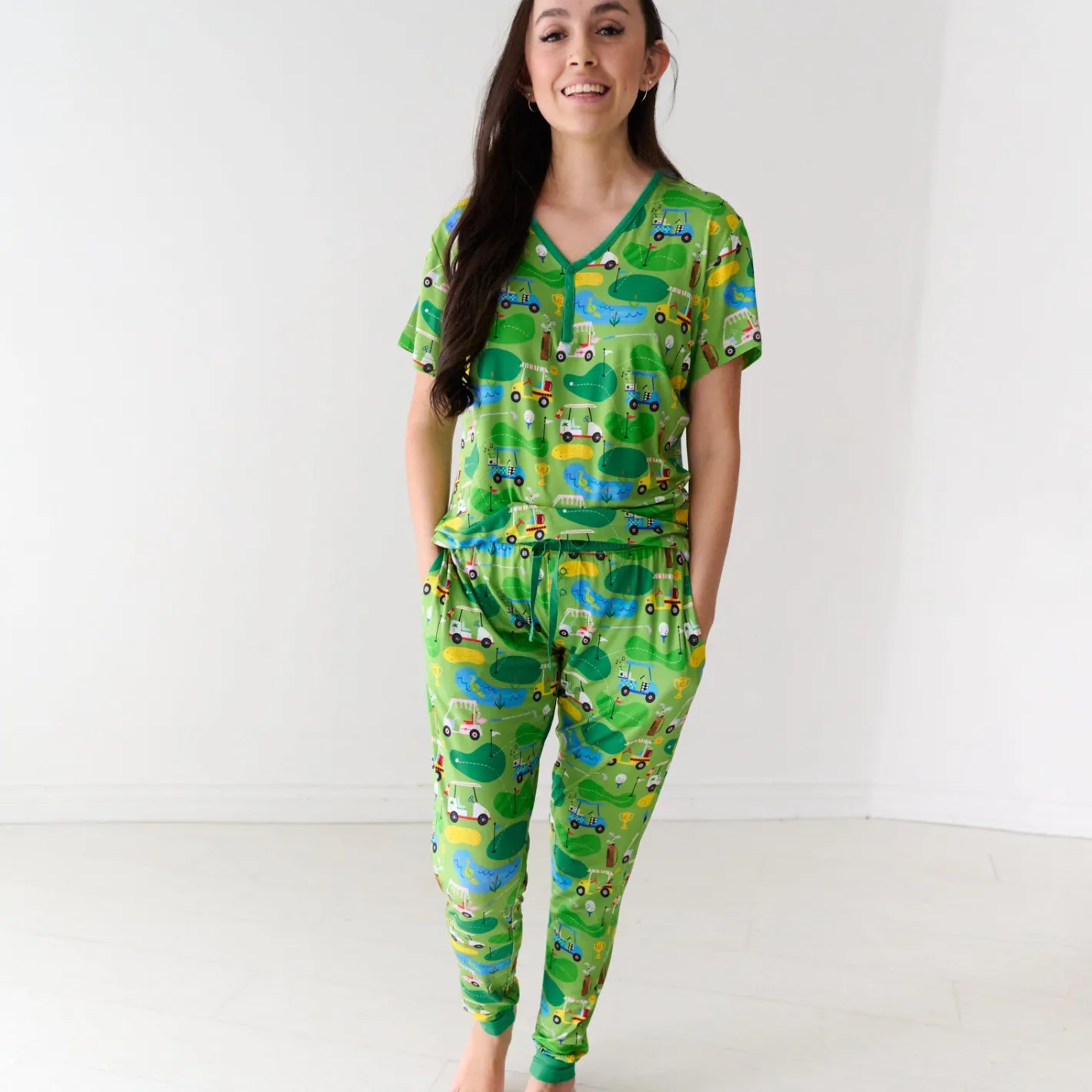 Mommy & Me|Mommy & Me<Little Sleepies Women's Pajama Pants Fairway Fun