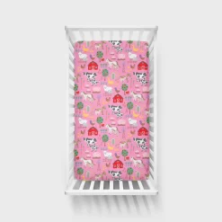 Sheets<Little Sleepies Fitted Crib Sheet Farm Fam