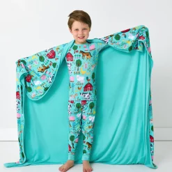 Cloud Blankets|Cloud Blankets<Little Sleepies Large Cloud Blanket® Farm Fam