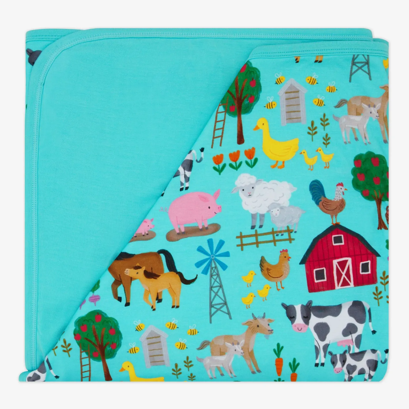 Cloud Blankets|Cloud Blankets<Little Sleepies Large Cloud Blanket® Farm Fam