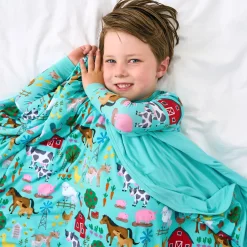 Cloud Blankets|Cloud Blankets<Little Sleepies Large Cloud Blanket® Farm Fam