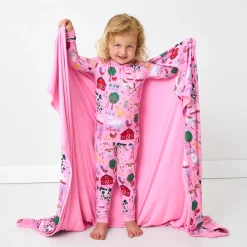Cloud Blankets|Cloud Blankets<Little Sleepies Large Cloud Blanket® Farm Fam