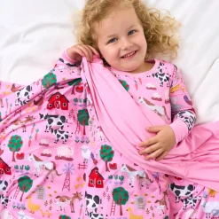 Cloud Blankets|Cloud Blankets<Little Sleepies Large Cloud Blanket® Farm Fam