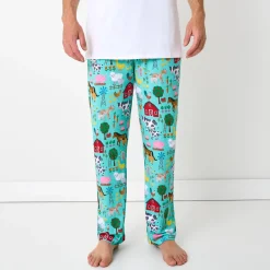 Daddy & Me|Men's<Little Sleepies Men's Pajama Pants Farm Fam