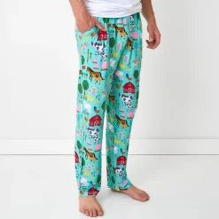 Daddy & Me|Men's<Little Sleepies Men's Pajama Pants Farm Fam