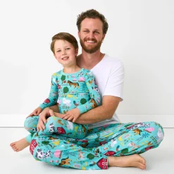 Daddy & Me|Men's<Little Sleepies Men's Pajama Pants Farm Fam