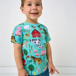 Tops & Tees|Tops & Tees<Little Sleepies Relaxed Pocket Tee Farm Fam