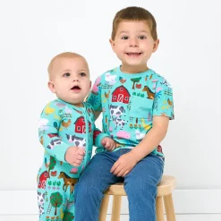 Tops & Tees|Tops & Tees<Little Sleepies Relaxed Pocket Tee Farm Fam