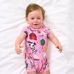 Sibling Matching|Mommy & Me<Little Sleepies Shorty Zippy Farm Fam