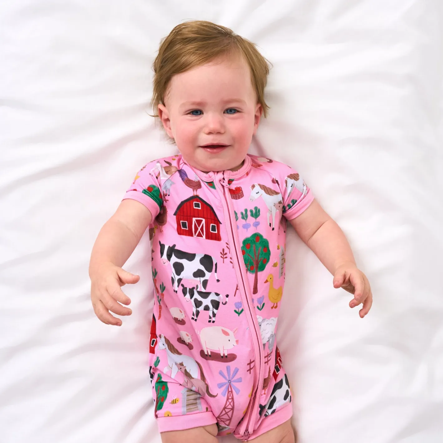 Sibling Matching|Mommy & Me<Little Sleepies Shorty Zippy Farm Fam
