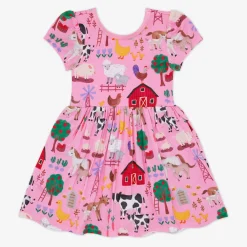 Dresses|Dresses<Little Sleepies Skater Dress Farm Fam