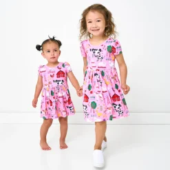 Dresses|Dresses<Little Sleepies Skater Dress Farm Fam