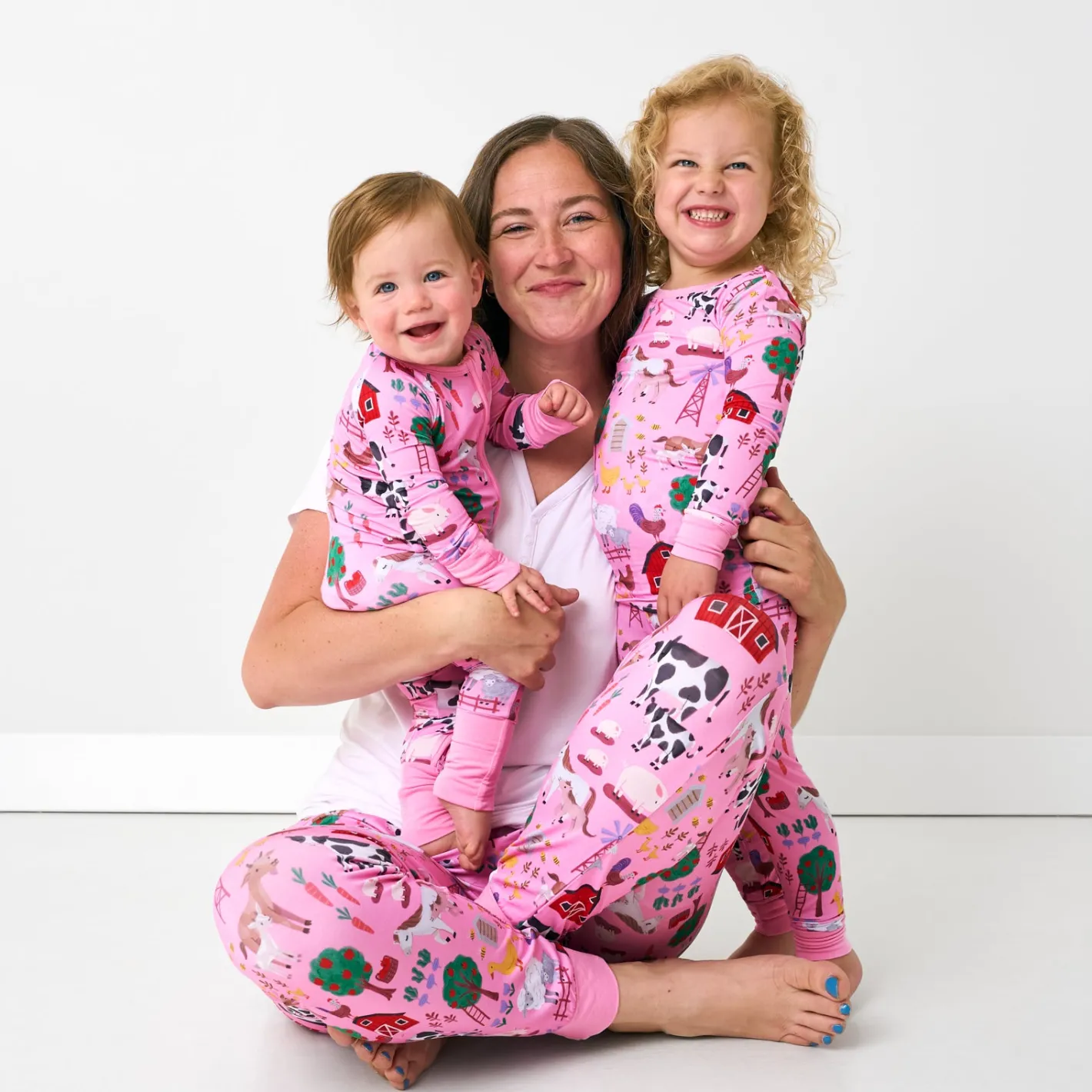 Mommy & Me|Mommy & Me<Little Sleepies Women's Pajama Pants Farm Fam