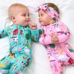 Sibling Matching|Daddy & Me<Little Sleepies Zippy Farm Fam