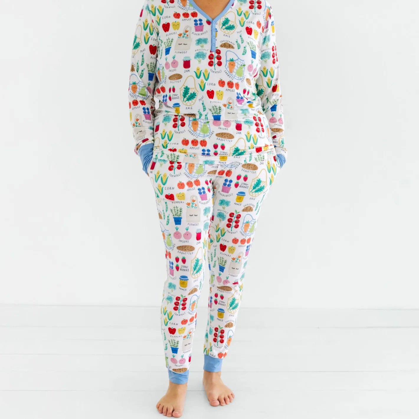 Mommy & Me|Mommy & Me<Little Sleepies Women's Pajama Pants Farmers Market