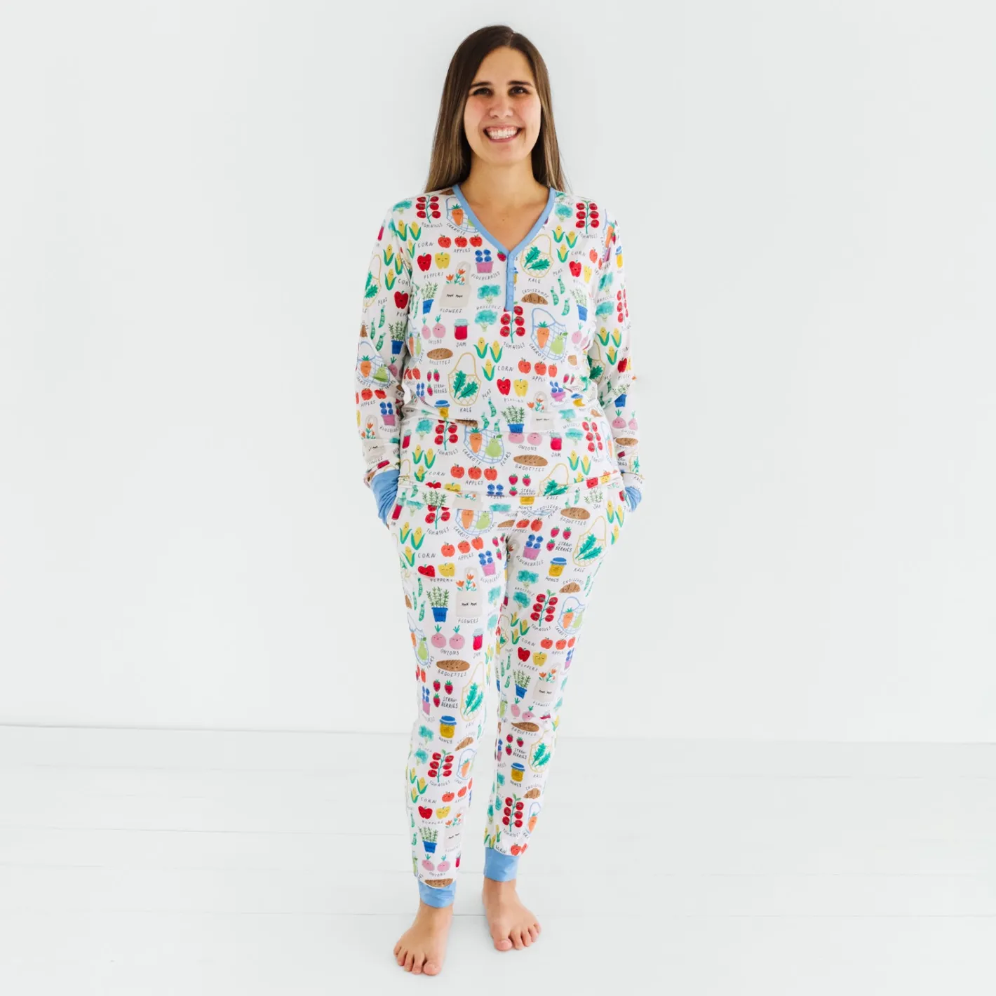 Mommy & Me|Mommy & Me<Little Sleepies Women's Pajama Pants Farmers Market