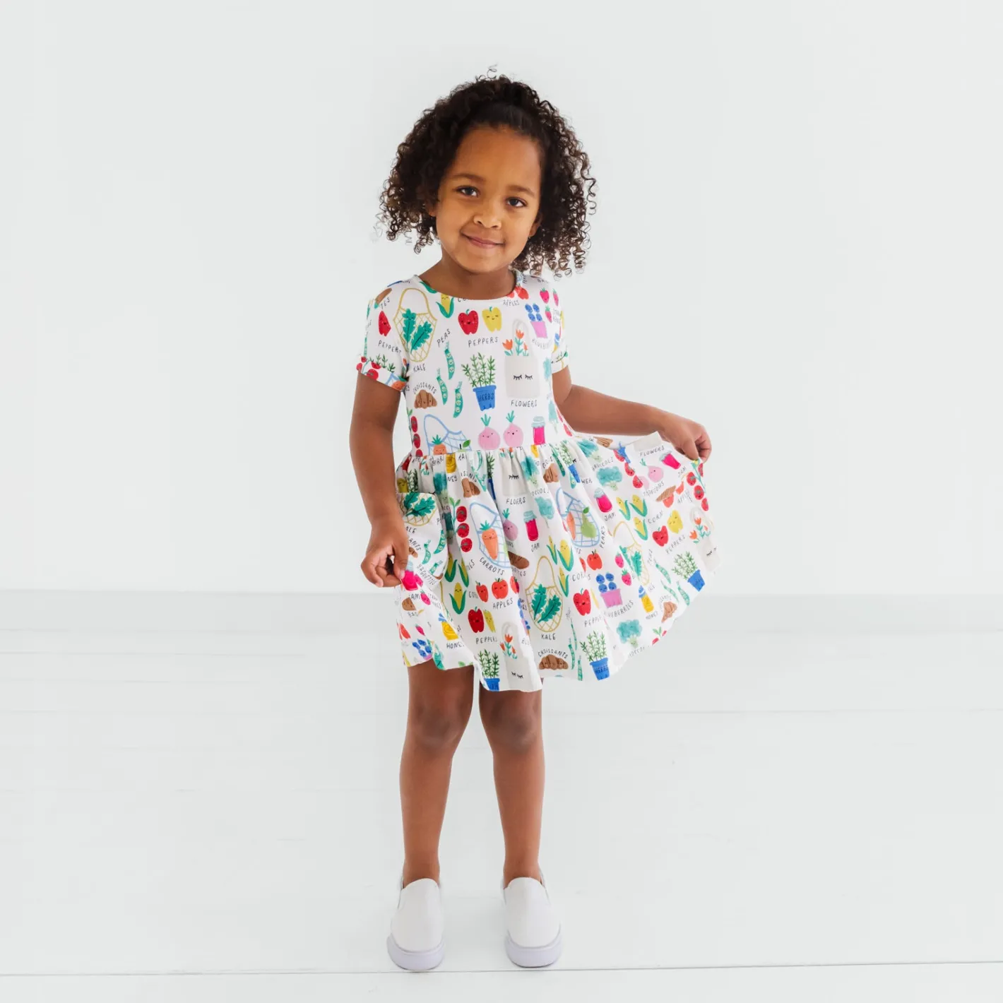 Dresses|Dresses<Little Sleepies Patch Pocket Dress Farmers Market