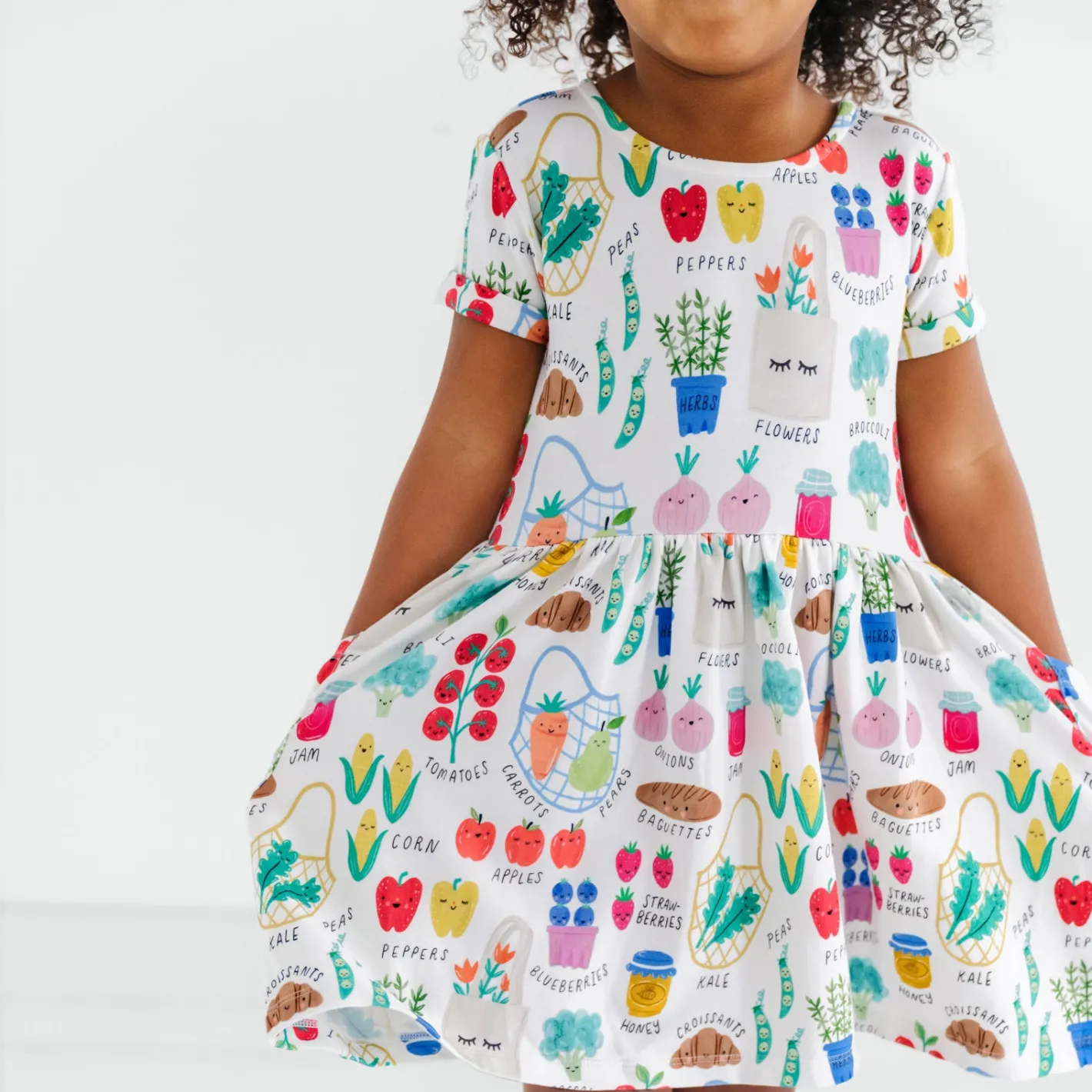 Dresses|Dresses<Little Sleepies Patch Pocket Dress Farmers Market