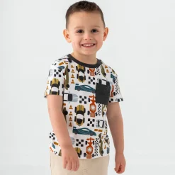 Tops & Tees|Tops & Tees<Little Sleepies Relaxed Pocket Tee Fast Lane