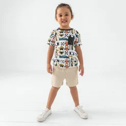 Tops & Tees|Tops & Tees<Little Sleepies Relaxed Pocket Tee Fast Lane