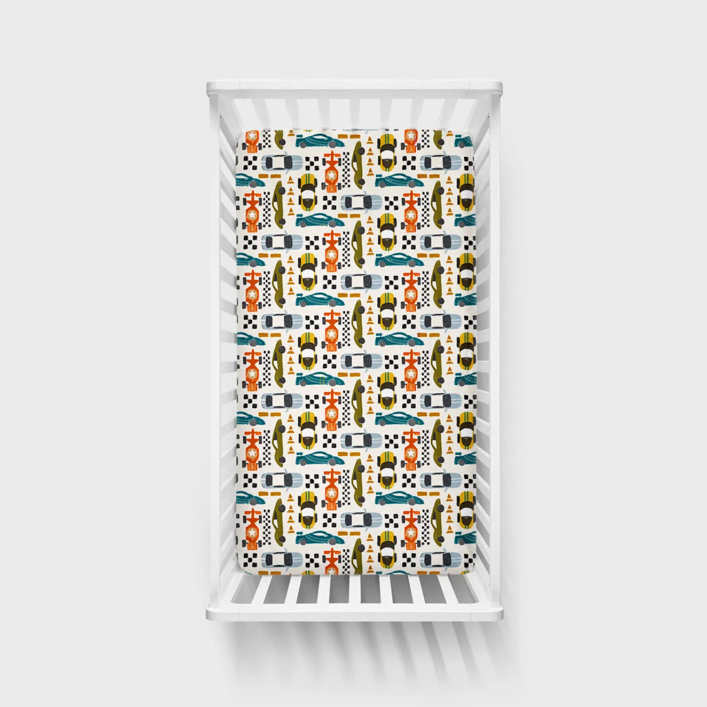 Sheets<Little Sleepies Fitted Crib Sheet Fast Lane