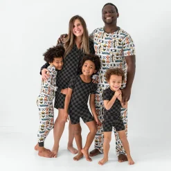Daddy & Me|Full Family Matching<Little Sleepies Men's Short Sleeve Pajama Top Fast Lane
