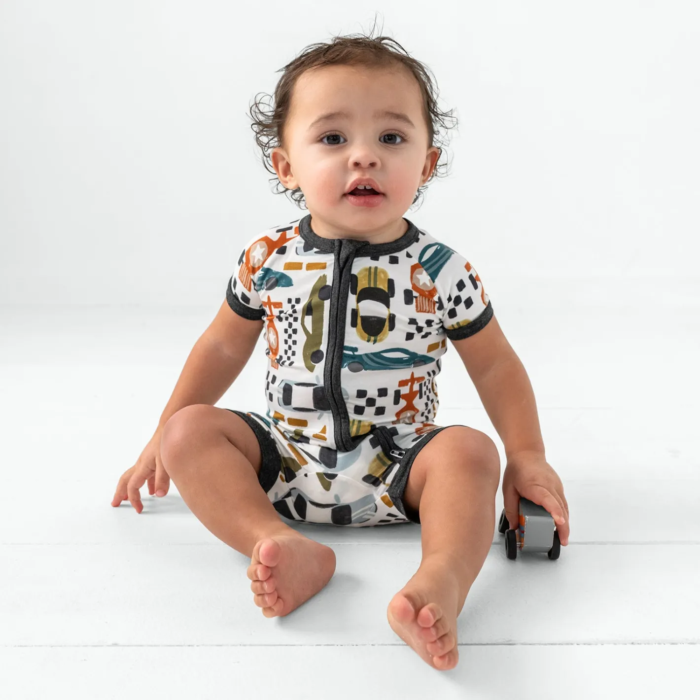 Zippies|Mommy & Me<Little Sleepies Shorty Zippy Fast Lane