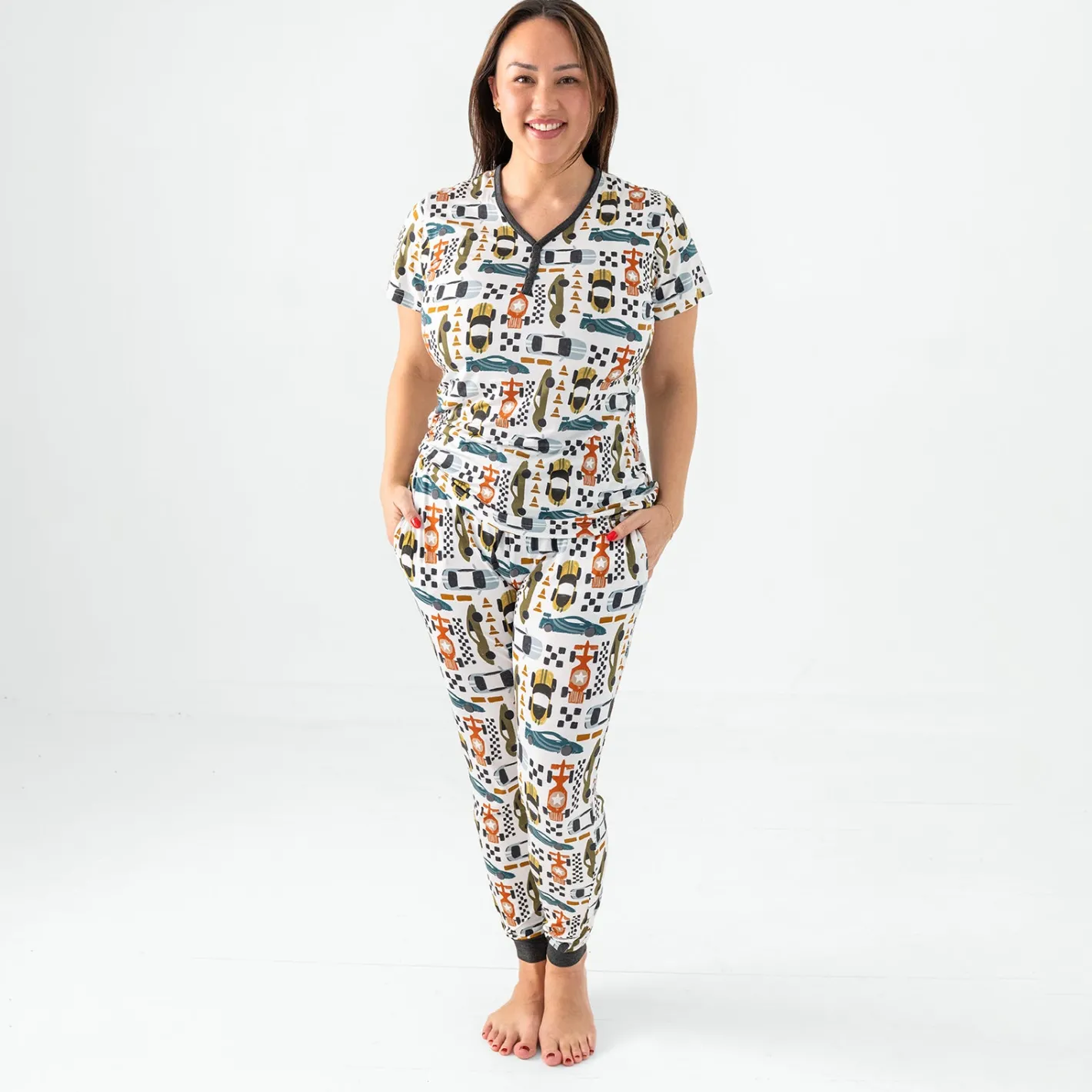 Mommy & Me|Mommy & Me<Little Sleepies Women's Pajama Pants Fast Lane