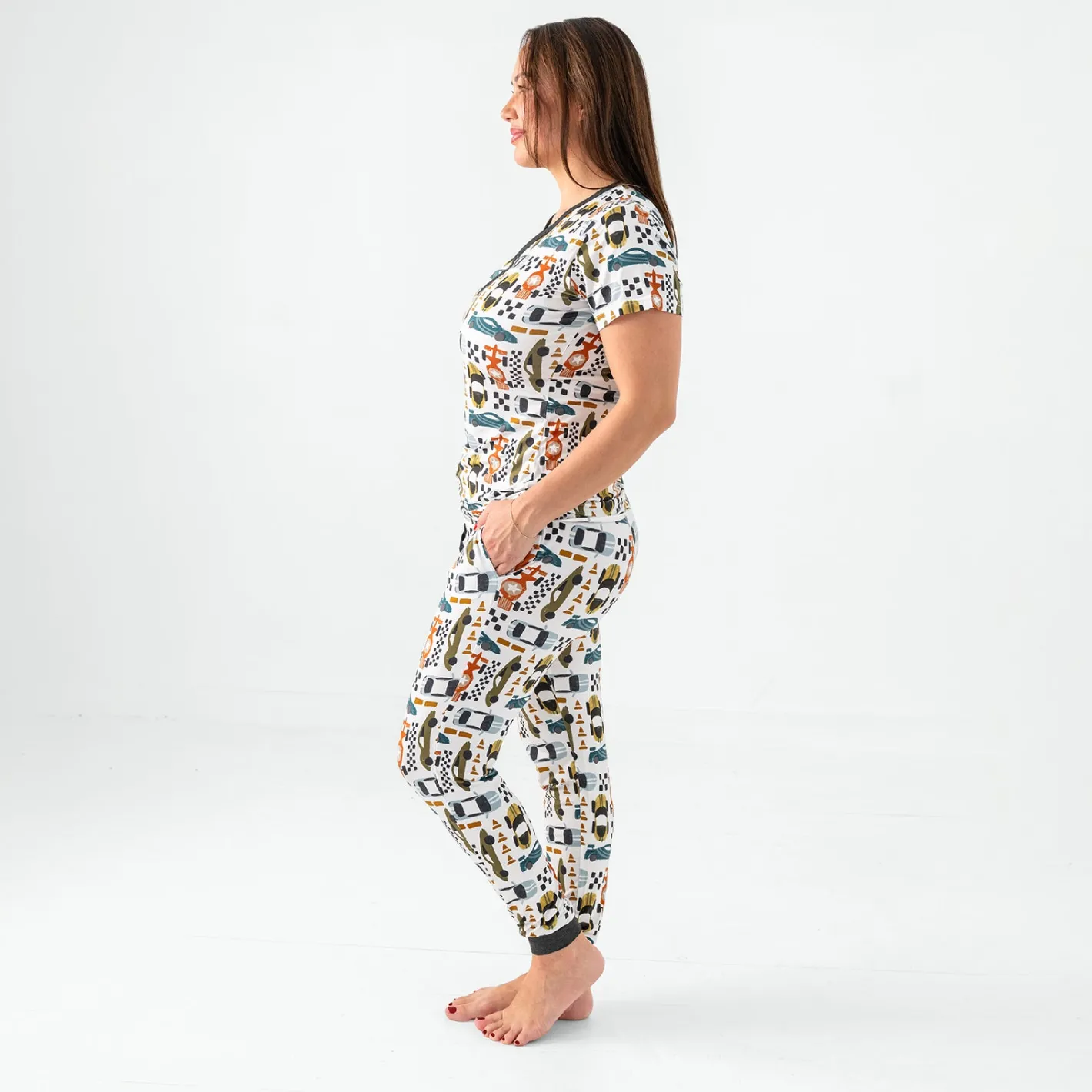 Mommy & Me|Mommy & Me<Little Sleepies Women's Pajama Pants Fast Lane