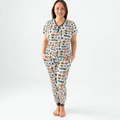 Mommy & Me|Mommy & Me<Little Sleepies Women's Short Sleeve Pajama Top Fast Lane