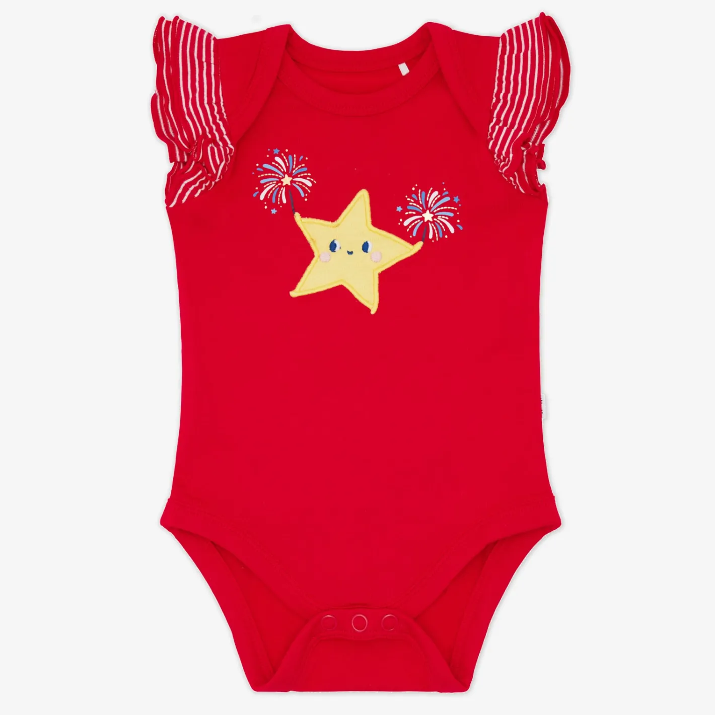 Bamboo Baby Clothes|Bodysuits<Little Sleepies Flutter Bodysuit Firework