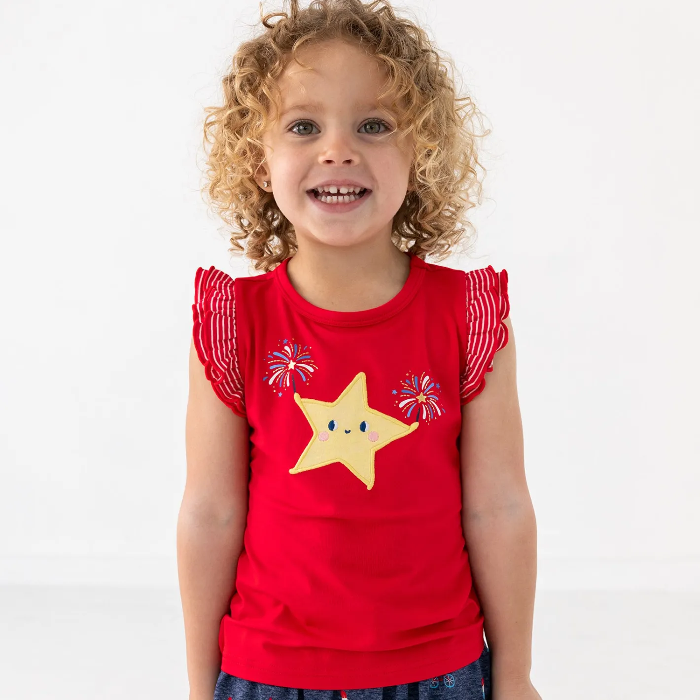 Tops & Tees|Tops & Tees<Little Sleepies Flutter Tee Firework