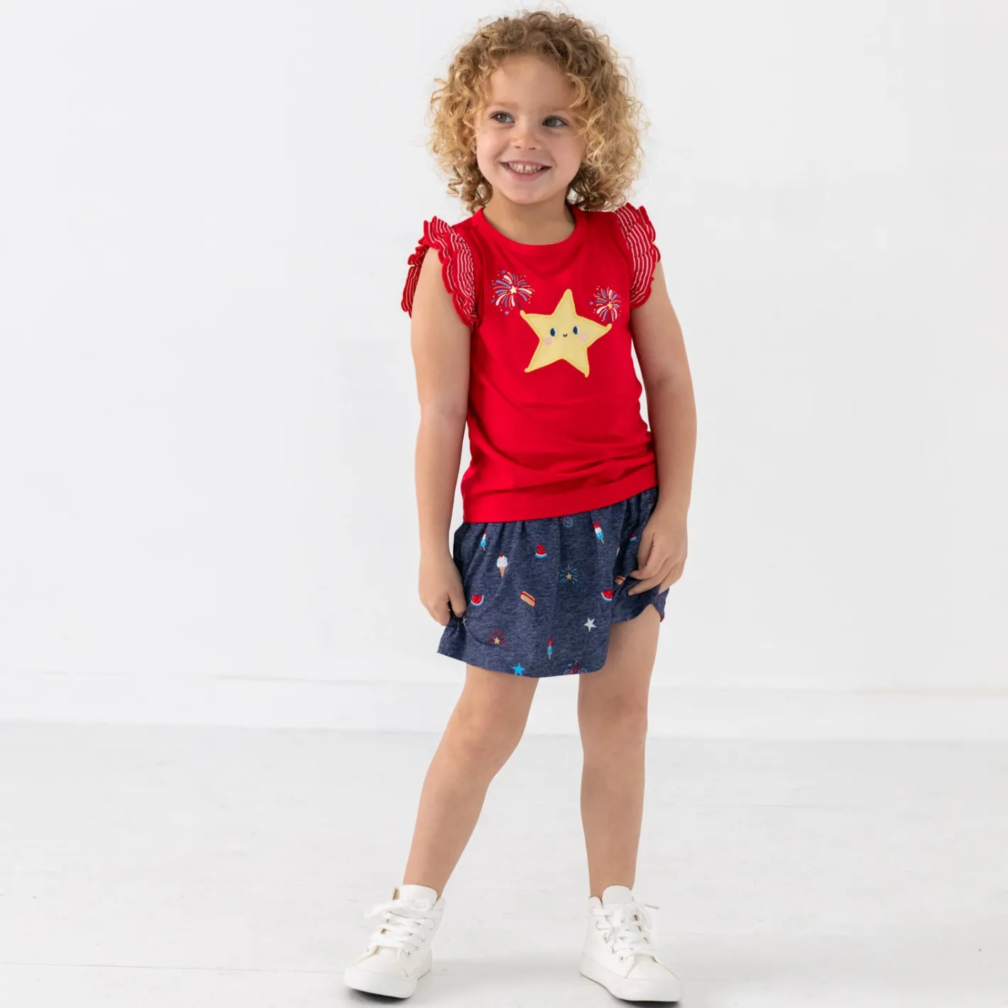 Tops & Tees|Tops & Tees<Little Sleepies Flutter Tee Firework