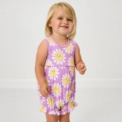 Bamboo Baby Clothes|Rompers<Little Sleepies Bubble Romper Flower Power