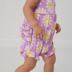 Bamboo Baby Clothes|Rompers<Little Sleepies Bubble Romper Flower Power