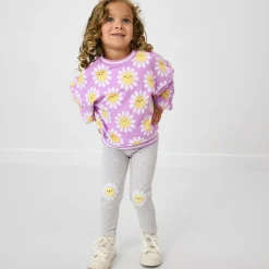 Sweaters & Hoodies|Sweaters & Hoodies<Little Sleepies Drop Shoulder Crewneck Flower Power