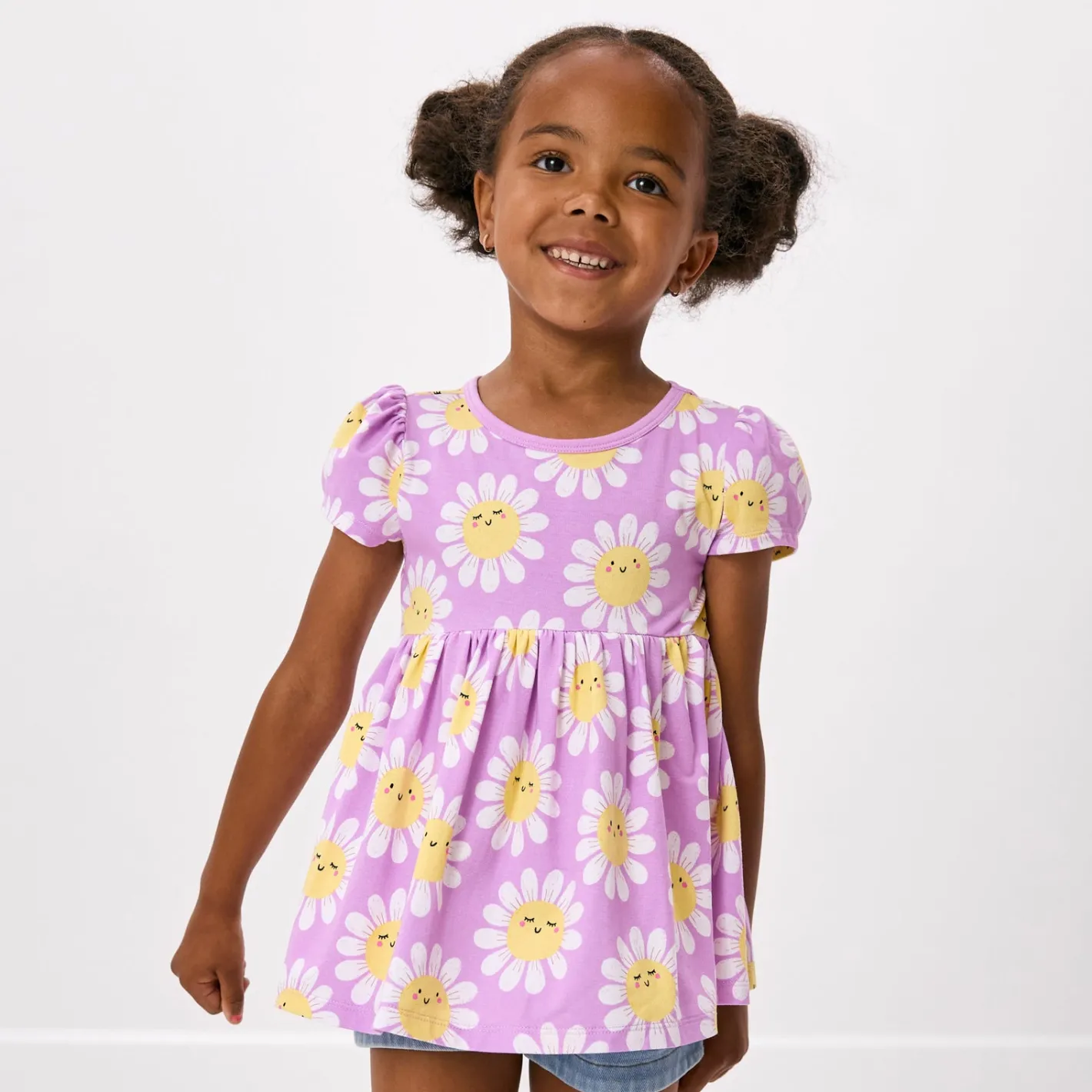Tops & Tees|Tops & Tees<Little Sleepies Empire Tunic Top Flower Power