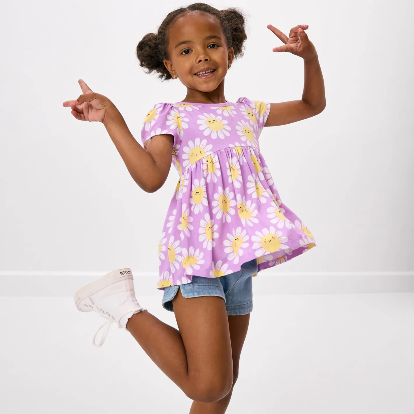 Tops & Tees|Tops & Tees<Little Sleepies Empire Tunic Top Flower Power
