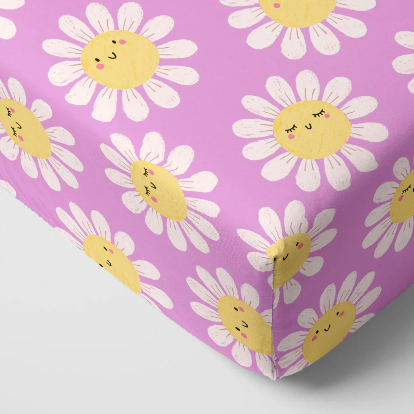 Sheets<Little Sleepies Fitted Crib Sheet Flower Power