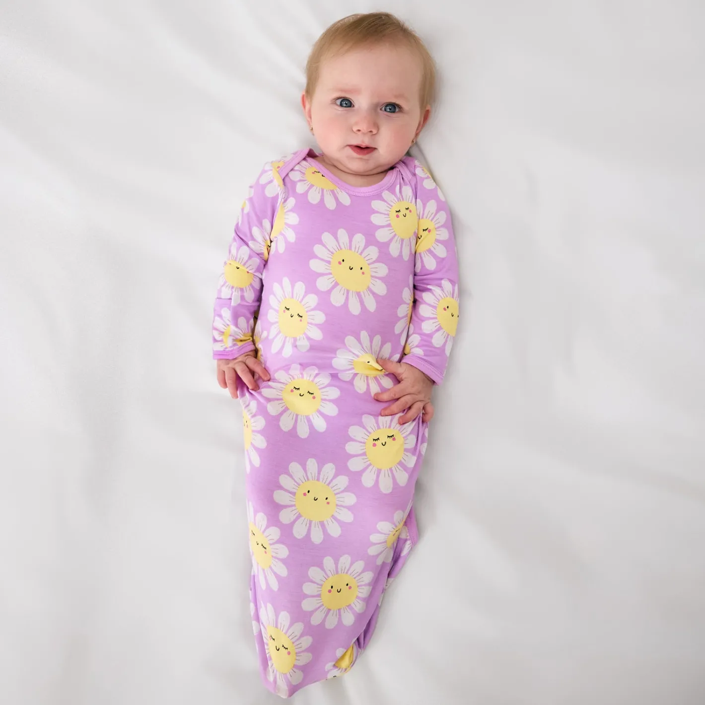 Layette|Infant Gowns<Little Sleepies Infant Gown Flower Power