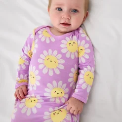 Layette|Infant Gowns<Little Sleepies Infant Gown Flower Power